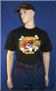 T-Shirt Chainsaw Pirates schwarz